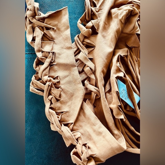 NWT Alternative Spells Long Sleeve Top in Light Brown by Dolls Kill Current Mood - Picture 10 of 13